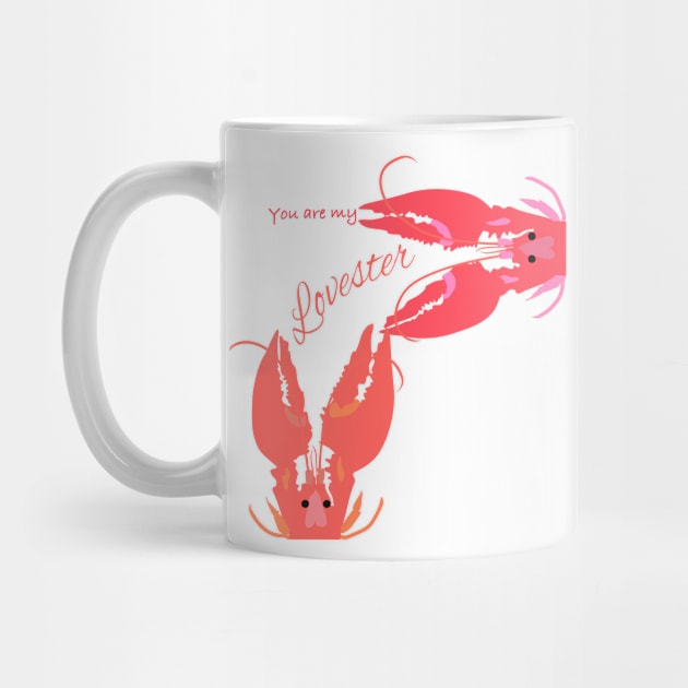 Couple of lobsters Valentine's day gift by Orangerinka